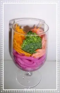 Make Three-colored purple potato udon noodles step 1