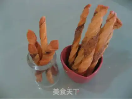 Make Sesame sugar pastry cookie stick step 9