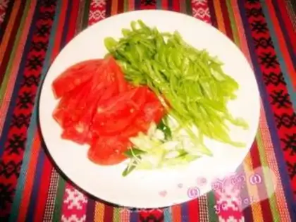 Make noodles with bean step 1
