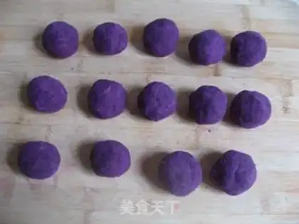 Make Purple potato cheese balls step 9