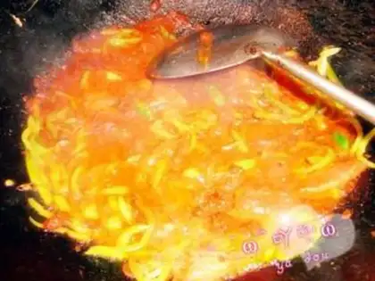 Make noodles with bean step 4
