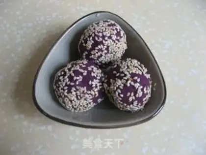 Make Purple potato cheese balls step 12