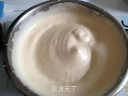 Make Mango cake roll step 2