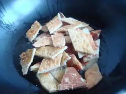 Make stir-fried barbecue with naan step 6
