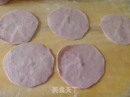 Make Purple sweet potato rose steamed buns step 8