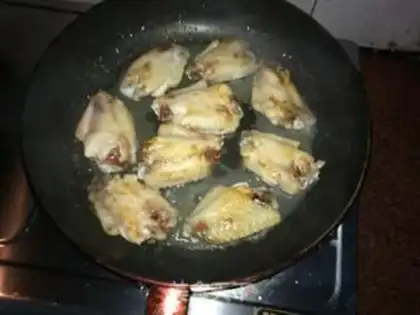 Make Pan-fried chicken fin with pepper salt step 5