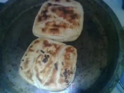 Make scallion cake step 14