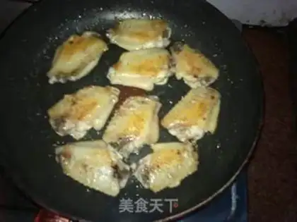 Make Pan-fried chicken fin with pepper salt step 6