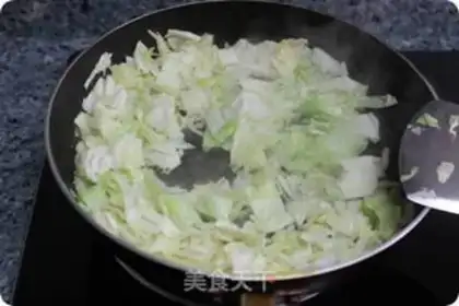 Make Cooking dumplings with cabbage step 10