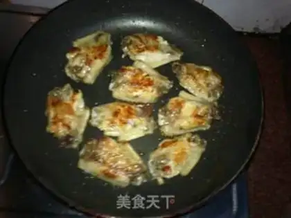 Make Pan-fried chicken fin with pepper salt step 8