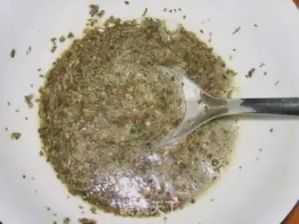 Make Pan-fried Basil Bread step 1