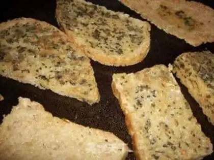 Make Pan-fried Basil Bread step 3