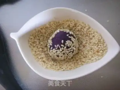 Make Purple potato cheese balls step 6