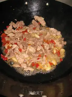 Make stir-fried pork with shredded potatoes step 7