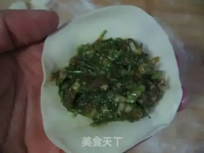 Make Fennel pork dumplings step 10