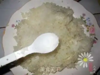 Make glutinous rice cake step 2