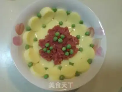 Make Steamed peas and jade seeds step 2