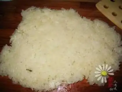Make glutinous rice cake step 4