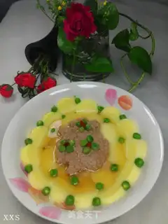 Make Steamed peas and jade seeds step 4