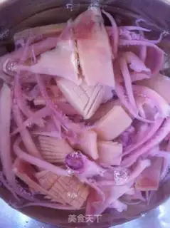 Make hot squid step 1