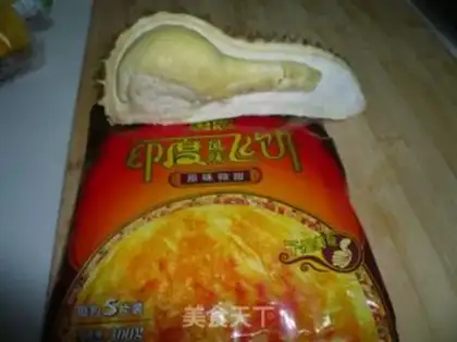 Make durian crisp step 1
