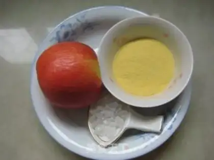 Make apple corn soup step 0