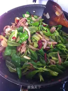 Make hot squid step 6