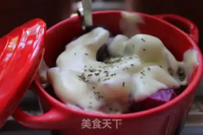 Make milky purple sweet potato step 4