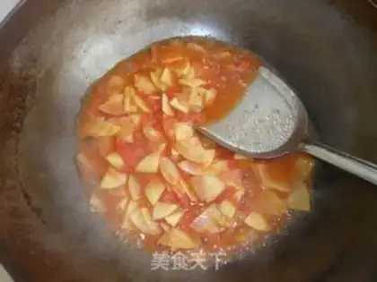 Make Tomatoes and potato chips step 5
