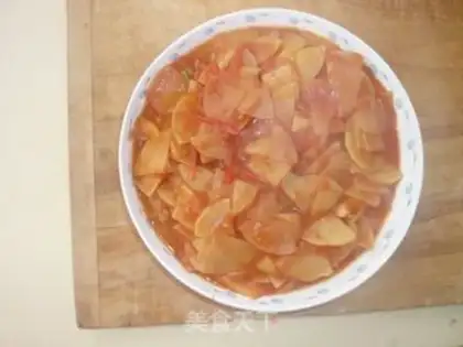 Make Tomatoes and potato chips step 6