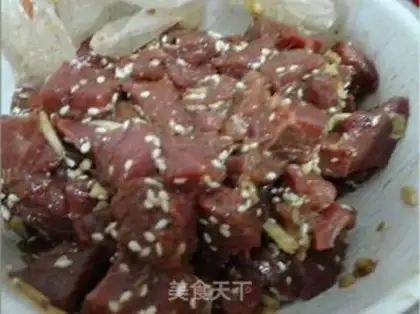 Make Cumin black pepper toothpick beef step 3
