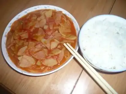 Make Tomatoes and potato chips step 7