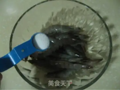 Make Steamed shrimp with garlic and edge step 5