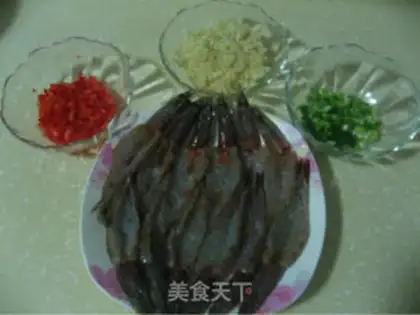 Make Steamed shrimp with garlic and edge step 11