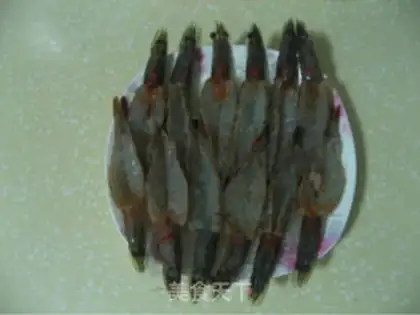 Make Steamed shrimp with garlic and edge step 13