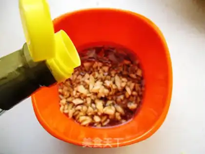 Make Pig liver, green vegetables and egg yolk paste step 4