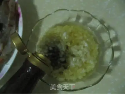 Make Steamed shrimp with garlic and edge step 16