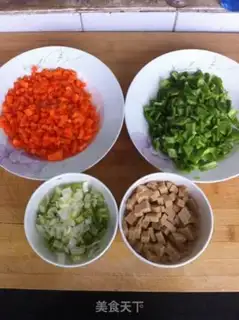 Make egg fried rice step 0