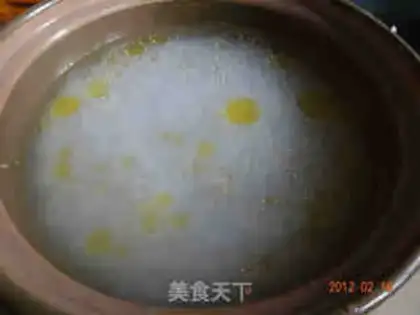 Make cured pot rice step 1
