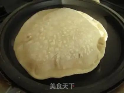 Make egg filling cake step 4