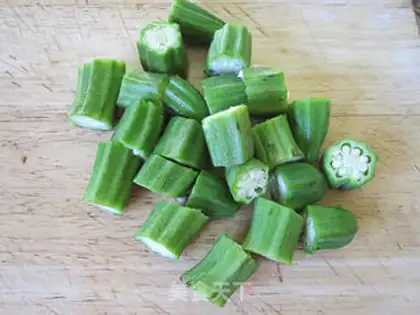 Make Seafood okra udon noodles step 0
