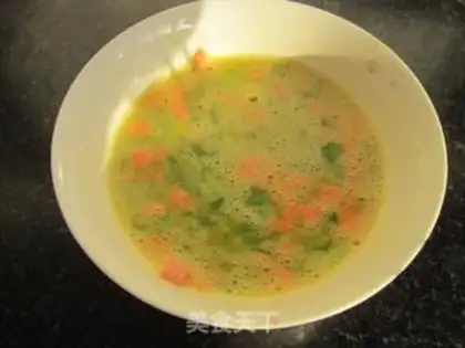 Make egg filling cake step 5