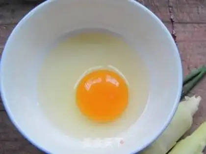 Make Steaming eggs with spring bamboo shoots step 1