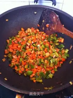 Make egg fried rice step 5