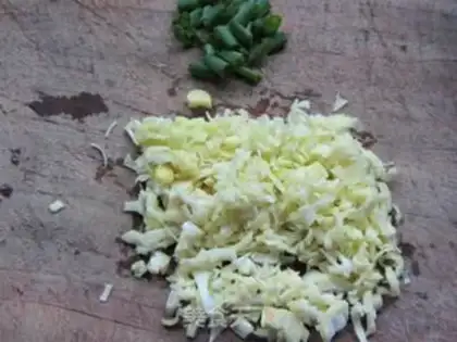 Make Steaming eggs with spring bamboo shoots step 3