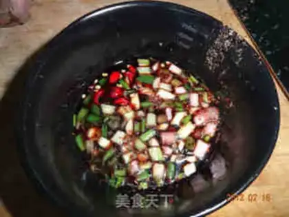 Make cured pot rice step 5