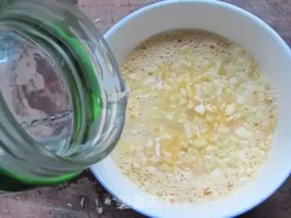 Make Steaming eggs with spring bamboo shoots step 5