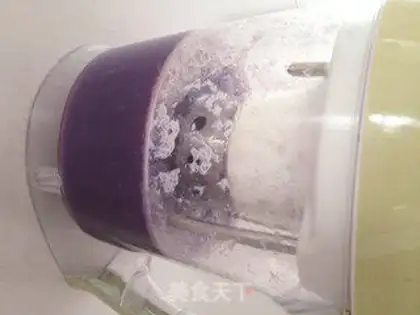 Make Purple sweet potato and white fungus sago step 3