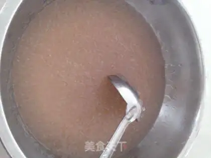 Make Purple sweet potato and white fungus sago step 4