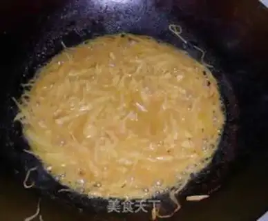 Make Curry shredded potatoes step 5